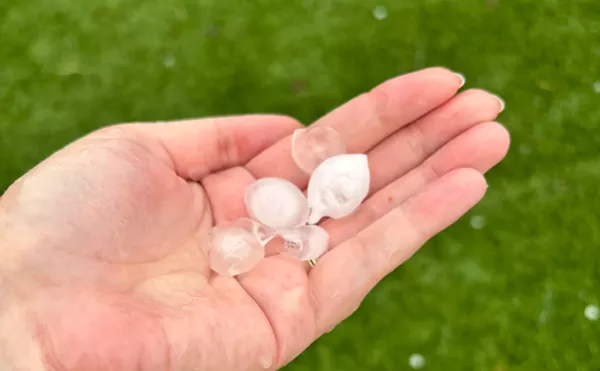 Image: What the hail? Watch video of the Valley’s surprising ice storm