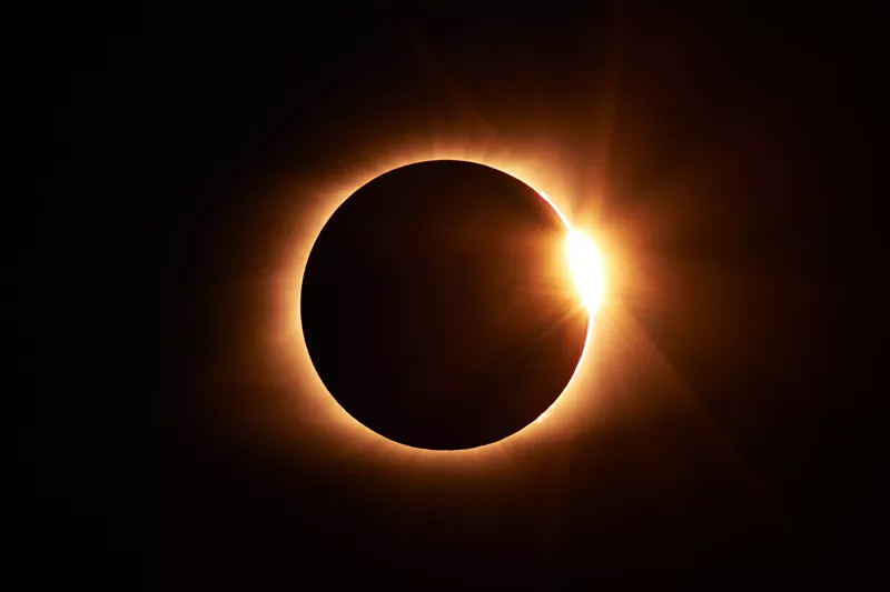 Image: Image of solar eclipse