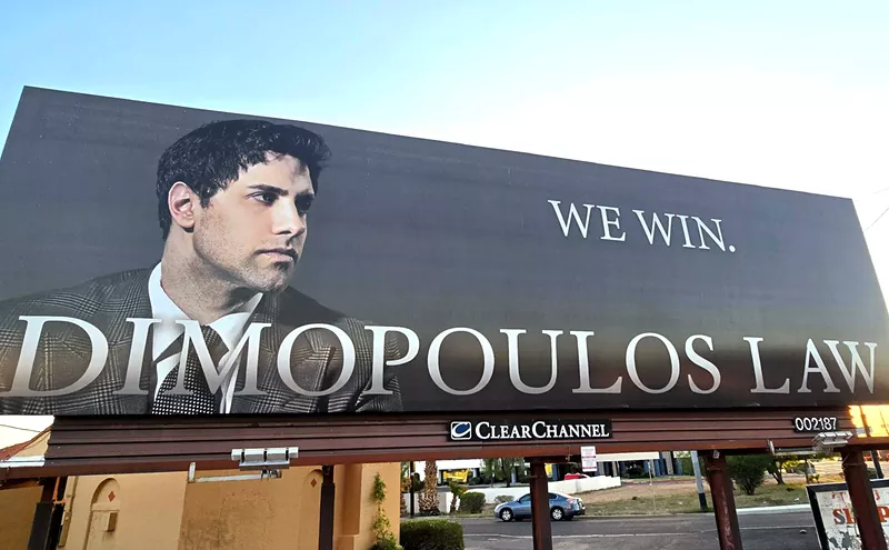Image: What’s up with the weird ‘Dimopoulos Law’ billboards in Phoenix?