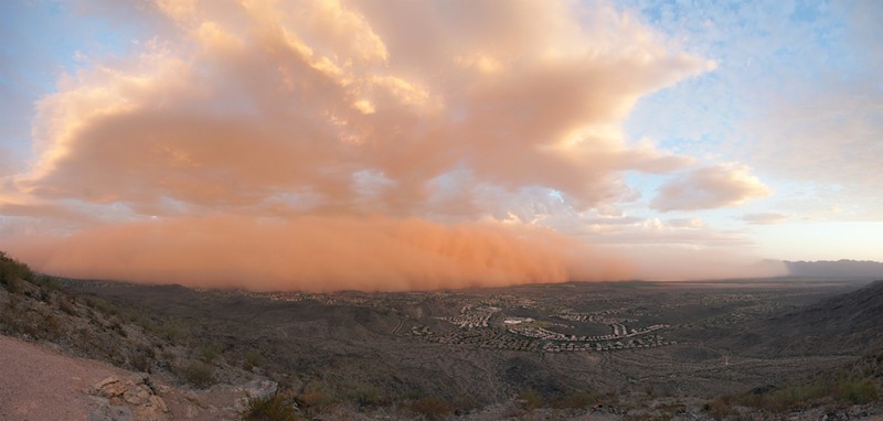 Everyone else calls them dust storms. They're haboobs to Arizonans.