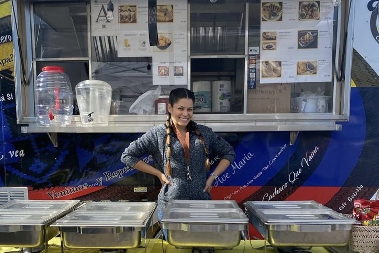 Karina Mateus, co-owner of the Wow Que Rico food truck.
