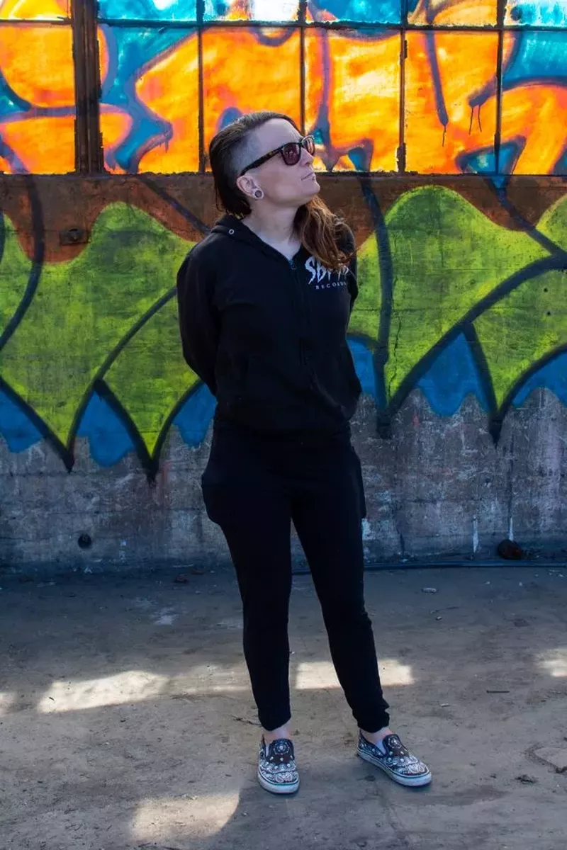 Image: Cassie Jalilie of the Venomous Pinks is battling cervical cancer and kidney failure.