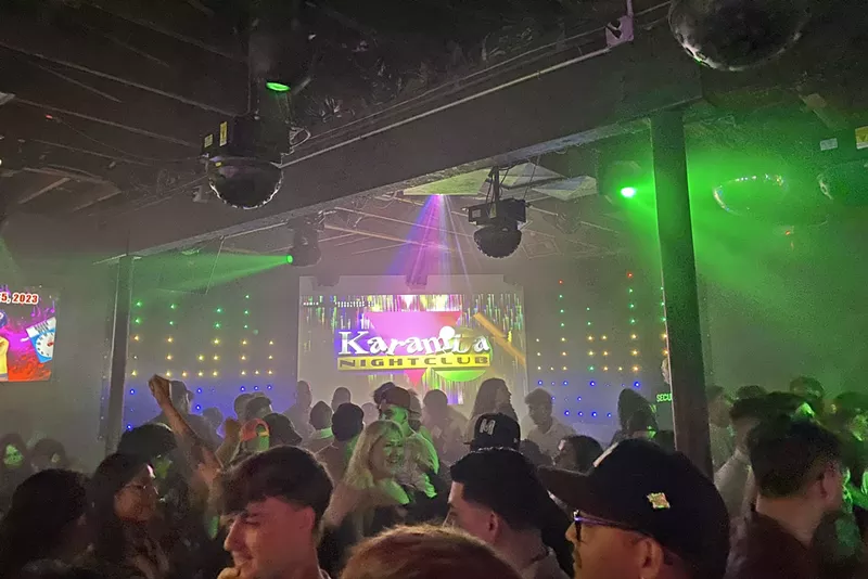 Image: After-hours dancing at Karamba Nightclub.