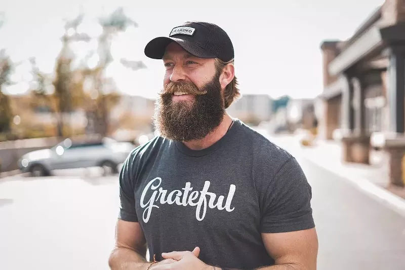 Image: Spencer Davis is really, really thankful.