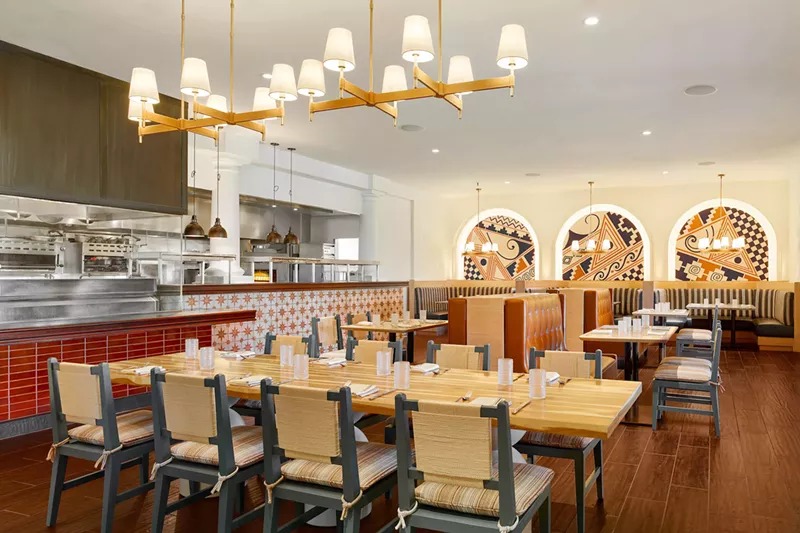 Image: The dining room at La Fogata.