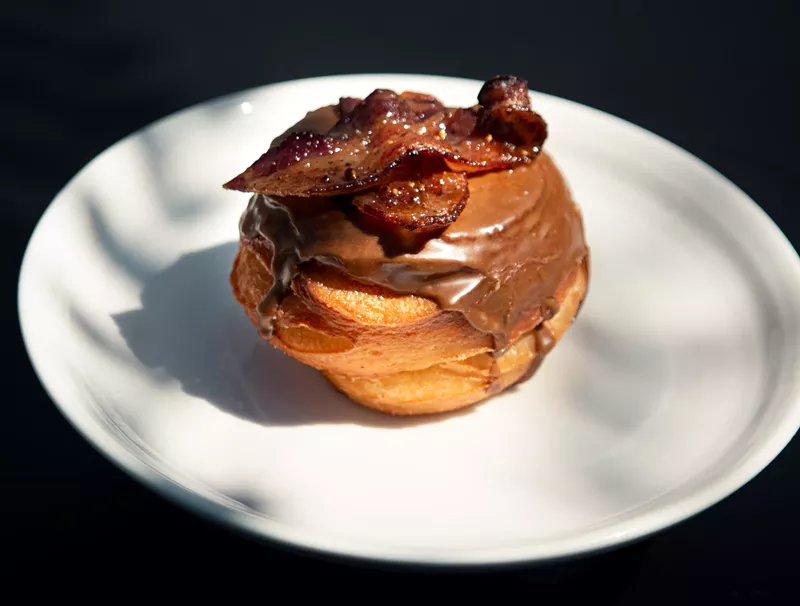 Image: Creampuff Donuts, a new pastry and coffee shop from the restaurant group Pretty Decent Concepts, opens Monday in Phoenix's warehouse district.