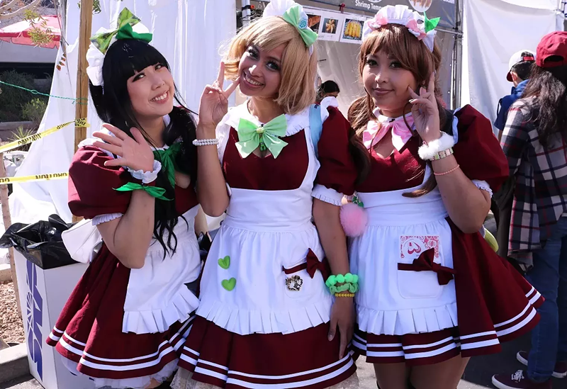 Image: Attendees at the Arizona Matsuri festival in Phoenix.