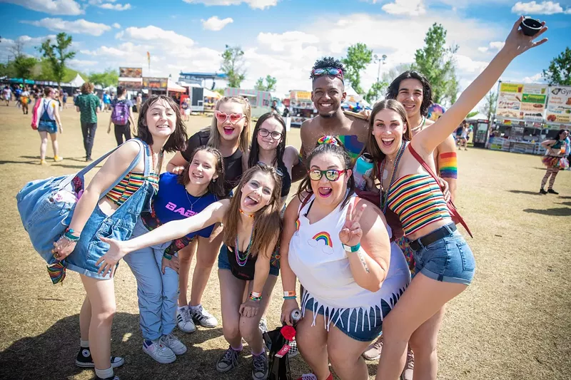 Image: Attendees of Phoenix Pride in 2019.