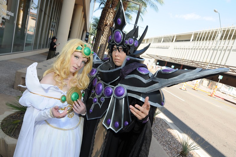Anime-inspired cosplay at Saboten Con in downtown Phoenix.