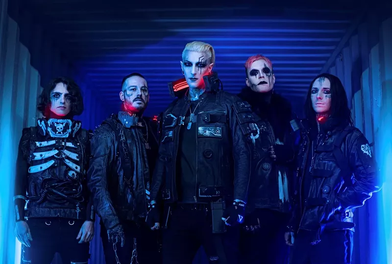 Image: Motionless in White is scheduled to perform on Friday at UFest 2024.